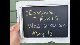 ‘Nick From Home’ Livestream 42  Igneous Rocks [upl. by Erdei]