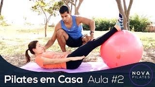 Pilates em Casa  Aula Nº2  NÍVEL INICIANTE [upl. by Odlareg]