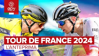 Analisi completa dei favoriti e delle tappe del Tour de France 2024 [upl. by Rivi209]