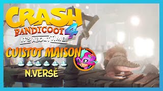 Crash Bandicoot 4  Mode NVersé  Cuistot maison  Les 6 gemmes [upl. by Okier]