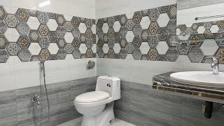 Washroom design 6 x 6 feet  bathroom tiles design [upl. by Anhaj]