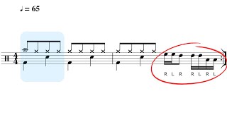 TwoBeat Drum FILLS for Beginners  PracticeAlong 🥁🎵 [upl. by Retsub]