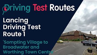 Lancing Driving Test Route 1 [upl. by Asyle669]