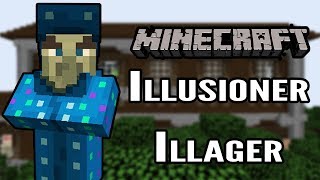 Minecraft 112 Illusioner Illager Showcase How To Spawn Illusioner Illager in Minecraft [upl. by Neoma]