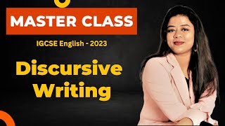 Discursive Writing  IGCSE English  Karishma Attar [upl. by Naam635]