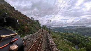 Ffestiniog Railway Wales  Drivers Eye View  Porthmadog to Blaenau Ffestiniog [upl. by Anomor16]