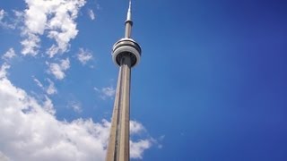 CN Tower Toronto Canada  a visit to the top [upl. by Essirehs60]