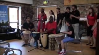 Bino Batata Thula  performed by the Durham University African Singing and Drumming group [upl. by Viradis]