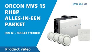 Productvideo  Orcon MVS allesineen perilex  Ventilatielandbe [upl. by Snah]