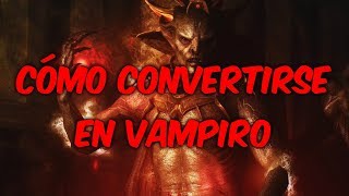 CÓMO CONVERTIRSE EN VAMPIRO  SKYRIM [upl. by Noelani907]