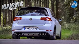 Golf 7 R Facelift  Akrapovic  pure SOUND💥 [upl. by Negriv]