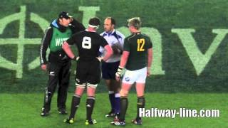 Bismarck du Plessis Hot On Dan Carter [upl. by Nyltiak]