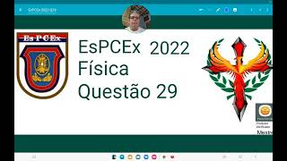 EsPCEx 2022 questão 29 Uma espira de cobre está totalmente imersa em umcampo magnético variável [upl. by Oruhtra]