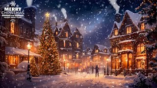 Peaceful Instrumental Christmas Music  Relaxing Christmas music quotSnowy Christmas Nightquot [upl. by Nalyd]