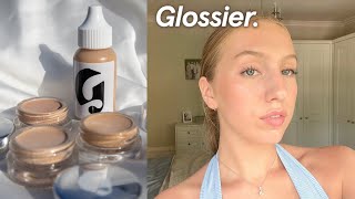 Glossier Perfecting Skin Tint amp Stretch Concealer G9  Review  Wear Test [upl. by Pansir]