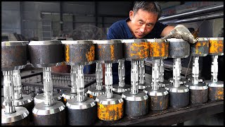 Mass Dumbbells Production Process Amazing Dumbbell Factory [upl. by Hughmanick662]