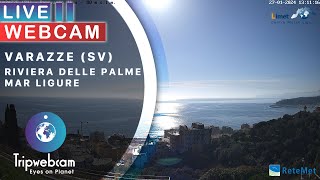 Varazze Live Webcam  Riviera delle Palme Mar Ligure [upl. by Sholem591]