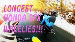 LONGEST SCOOTER WHEELIE ON YOUTUBE [upl. by Webster]