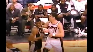 Arvydas Sabonis vs Robinson amp Duncan 1998 [upl. by Sension]