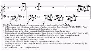 ABRSM Piano 20252026 Grade 8 C12 Uwe Korn Caballos Espanoles Tango Meets Jazz Sheet Music [upl. by Eynobe948]