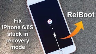 Fix iPhone 66S Stuck in Recovery Mode NO Restore NO Data Loss [upl. by Azial547]