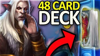 My Hearthstone Deck Starts With 48 Cards [upl. by Nej333]