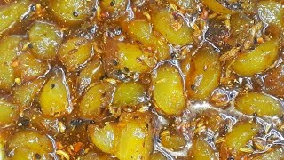 আমলকির আচার টক ঝাল মিষ্টি স্বাদের  Amlokir Achar Recipe  Amla Pickle  Achar Recipe [upl. by Ayeki395]