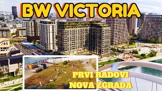 Počeli radovi na terenu nove zgrade VICTORIA sa obe strane Savskog mostajoš lokacija zgrada [upl. by Hynda732]