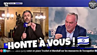 🔴➡️Aymeric Caron remet en place 2 journalistes BFM sur Israël [upl. by Bugbee]