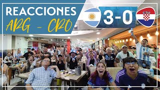 Argentina vs Croacia reacción bar Salta  Mundial Qatar 2022 [upl. by Zeret414]