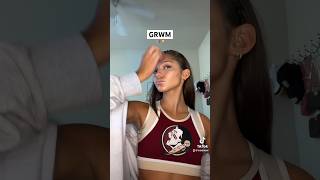 full cheer makeup tutorial is up😚💕 makeup makeuptutorial grwm cheer collegecheer fsu fyp [upl. by Eilatan]