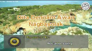 Dita Dennam Awan Nagbasolak  Karaoke [upl. by Gottlieb]