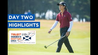 Second Round Highlights  Trust Golf Womens Scottish Open [upl. by Gnuhn749]