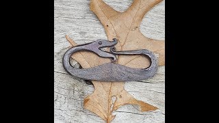 Forging a Midgard Serpent Flint and Steel Striker [upl. by Ahern656]