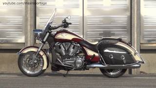 Comparatif Customs MJ GUZZI California  HD Switchback  VICTORY Cross Roads Classics [upl. by Ecienahs]