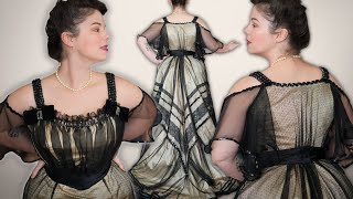 I made an Edwardian evening bodice using historical haute couture sewing techniques [upl. by Fausta]