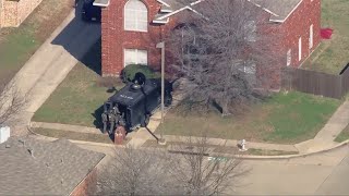 SWAT serves warrant at Allen Texas home [upl. by Ingamar647]