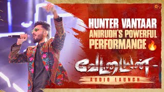 Anirudhs PowerPacked Hunter Performance  Vettaiyan Audio Launch  Rajinikanth  Sun TV [upl. by Htnnek697]