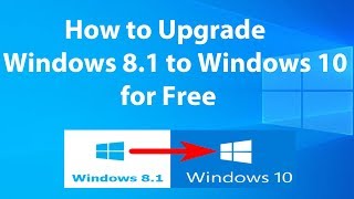 Upgrade Windows 81 to Windows 10 for Free [upl. by Ahseila]