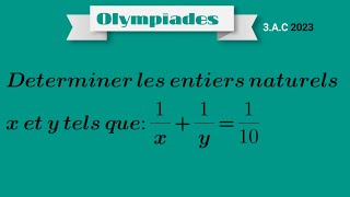 Olympiade maths fes 2023 pour 3ac [upl. by Armond]