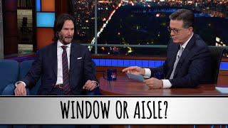 Keanu Reeves Takes The Colbert Questionert [upl. by Oskar600]