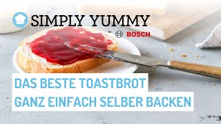 😍🍞 Fluffiges Toastbrot ganz einfach selber backen  SIMPLY YUMMY Rezepte [upl. by Konstanze]