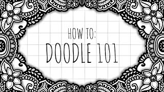 HOW TO DOODLE 101 most simple doodles I know [upl. by Locin]