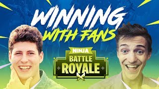 Winning With Fans 3  Fortnite Battle Royale Gameplay  Ninja [upl. by Yerocal987]