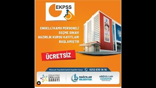 ekpss 2024 için İstanbul Bağcılar ilçesinde Ocak 2024te ÜCRETSİZ olarak EKPSS KURSU BAŞLIYOR İsta [upl. by Ecila924]