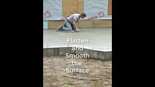 How To Finish Concrete Shorts [upl. by Lednyc536]