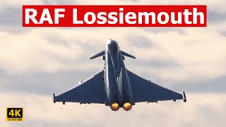 RAF LOSSIEMOUTH  Eurofighter Typhoon amazing vertical climb [upl. by Karola]