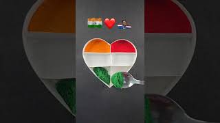 Indian Flag ❤ Netherlands Flag  Independence Day Drawing  Republic Day Drawing shorts art [upl. by Yenattirb]