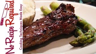 Asian Marinated Skirt Steak  NoRecipeRequiredcom [upl. by Egroj]