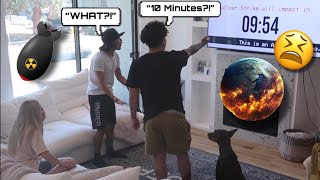 End Of The World PRANK On Bf amp Little Brother THEY STARTED PRAYING [upl. by Stenger]